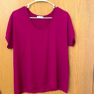 Magenta saprano blouse